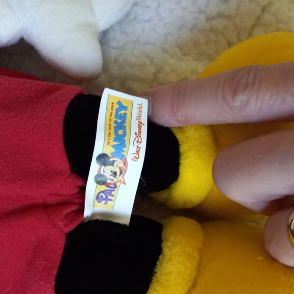 Vintage Walt DisneyWorld Mickey Mouse Pal Zipper Back Plush - Picture 4 of 6